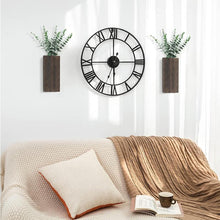 Load image into Gallery viewer, GREENYHAVEN 2 Pack Wall Planter Vase with Artificial branches - Wood