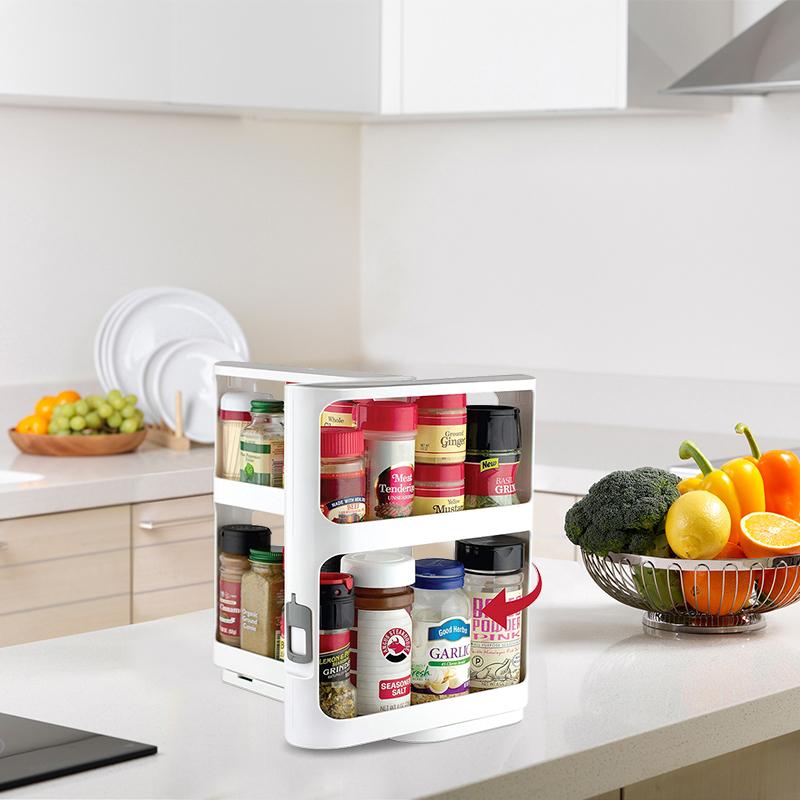 STORFEX Slide & Rotate Spice Rack