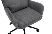 Load image into Gallery viewer, Gorilla Office - Ribbed Corduroy Office Chair - Grey