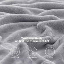 Load image into Gallery viewer, COMFEYA 150x200cm Ultra-Soft Fleece Blanket - Light Grey