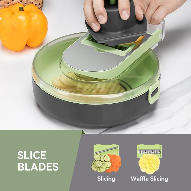 COOKOZZY 13 in 1 Vegetable Chopper Set - Green