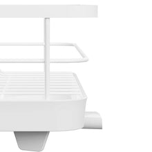 Load image into Gallery viewer, STORFEX Metal Kitchen Drying Rack with Cutlery Holder - White