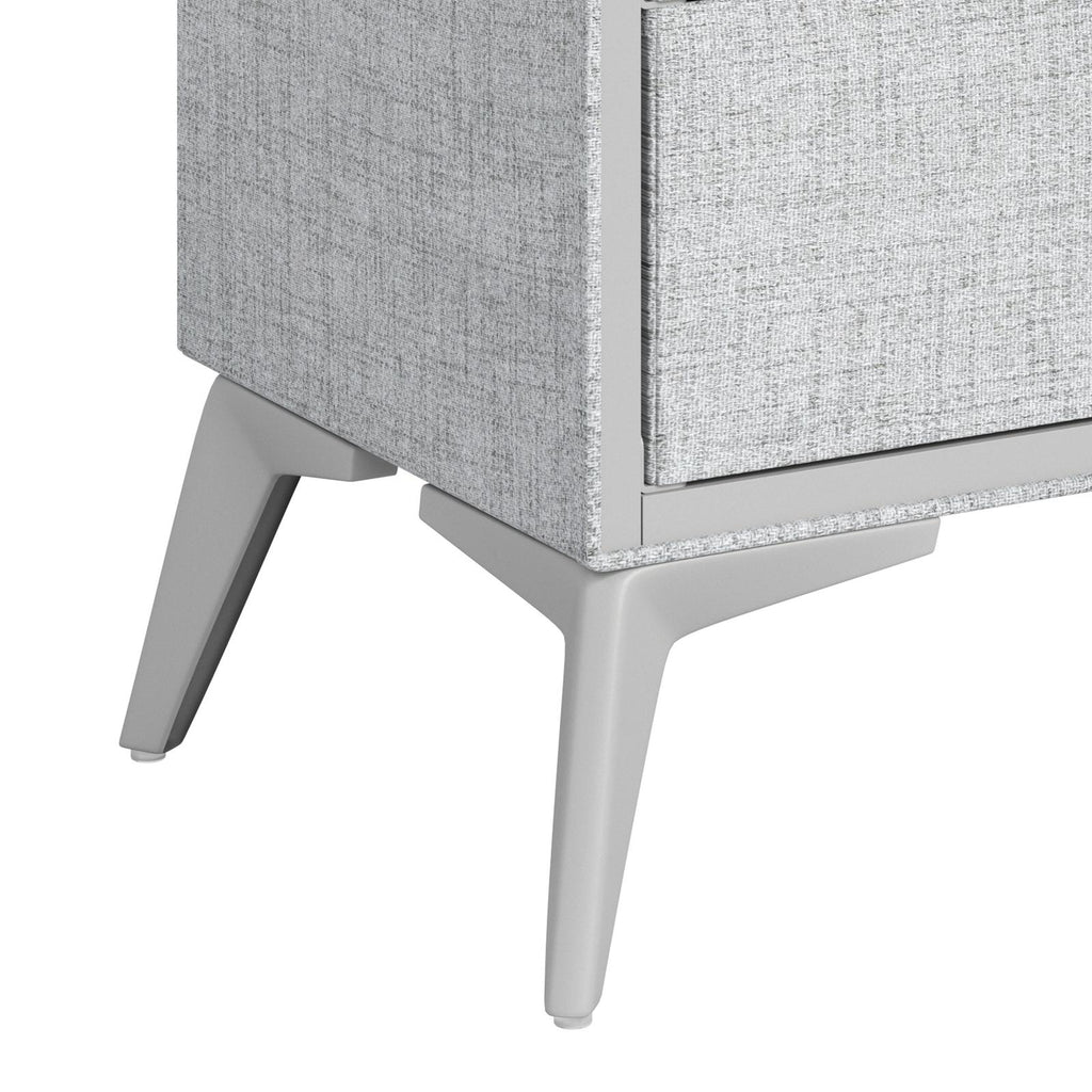 Fraser Country: Lyle 4 Drawer Dresser - Snow Velvet Light Grey