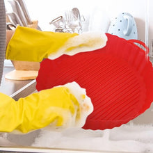 Load image into Gallery viewer, Reusable Air Fryer Silicone Liner - Red (21.6cm)