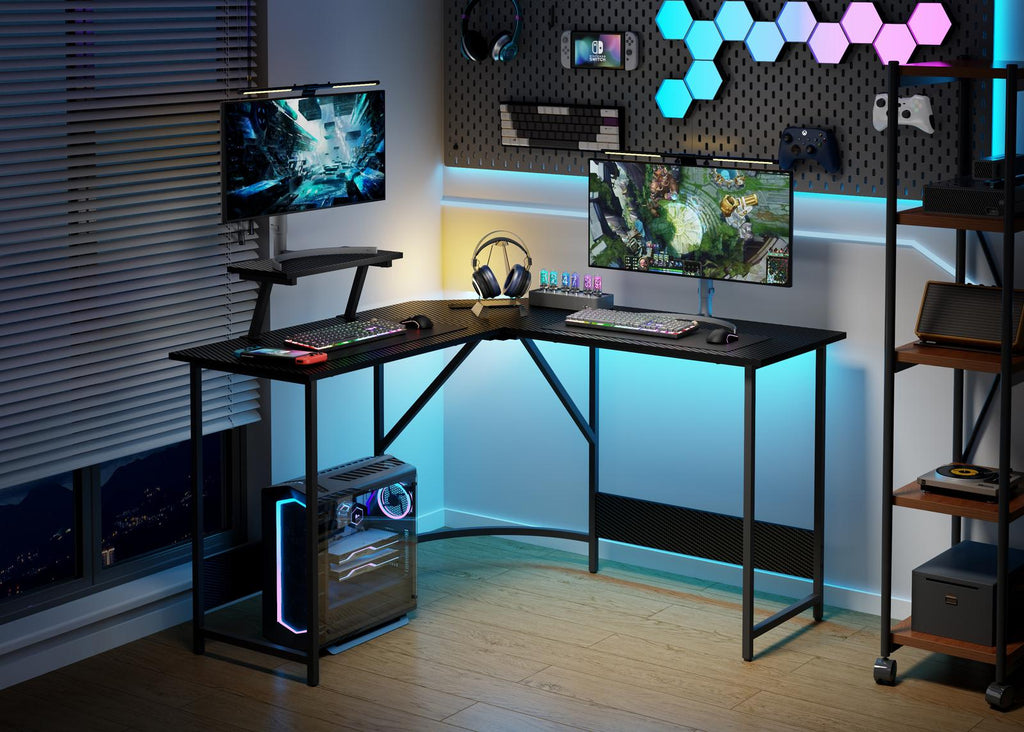 Fraser Country: 1200x450x730mm Corner Desk with USB Outlet