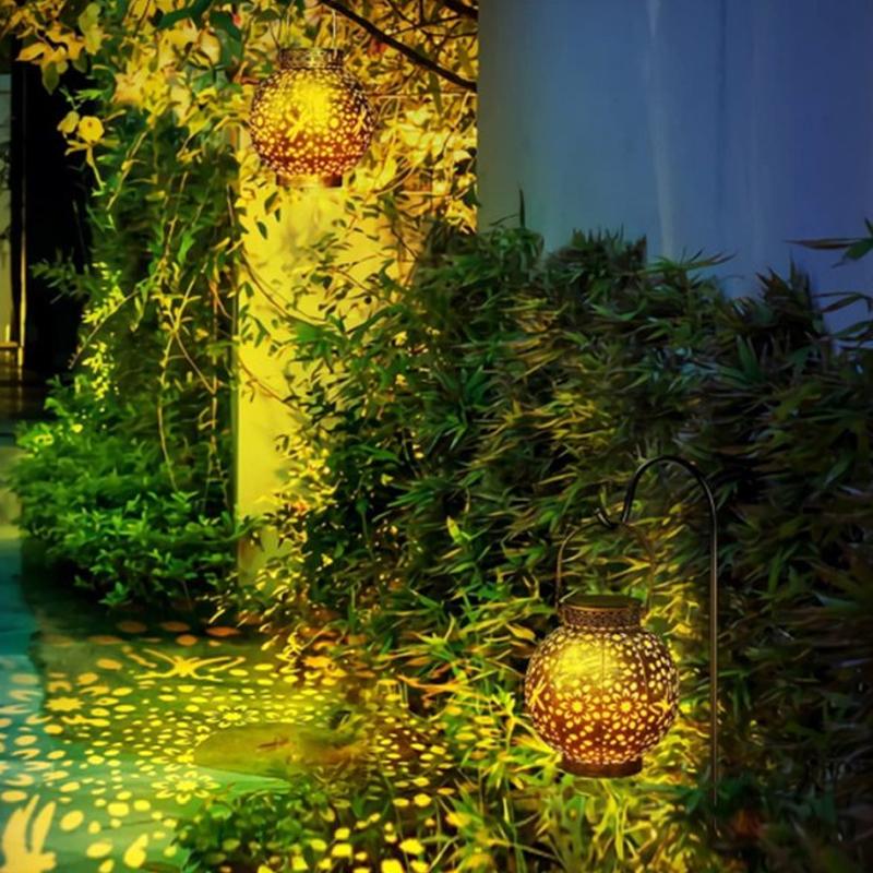 LUMIRO Solar Outdoor Lanterns - 2 Pack