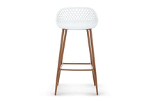 Load image into Gallery viewer, Ovela Set of 2 Leerdam Bar Stools (White)