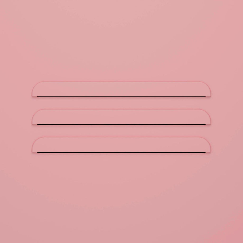 Fraser Country Milan Metal 1 Door Cabinet - Pink