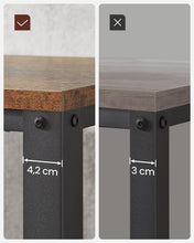 Load image into Gallery viewer, Vasagle Industrial Coffee Table - Rustic Brown