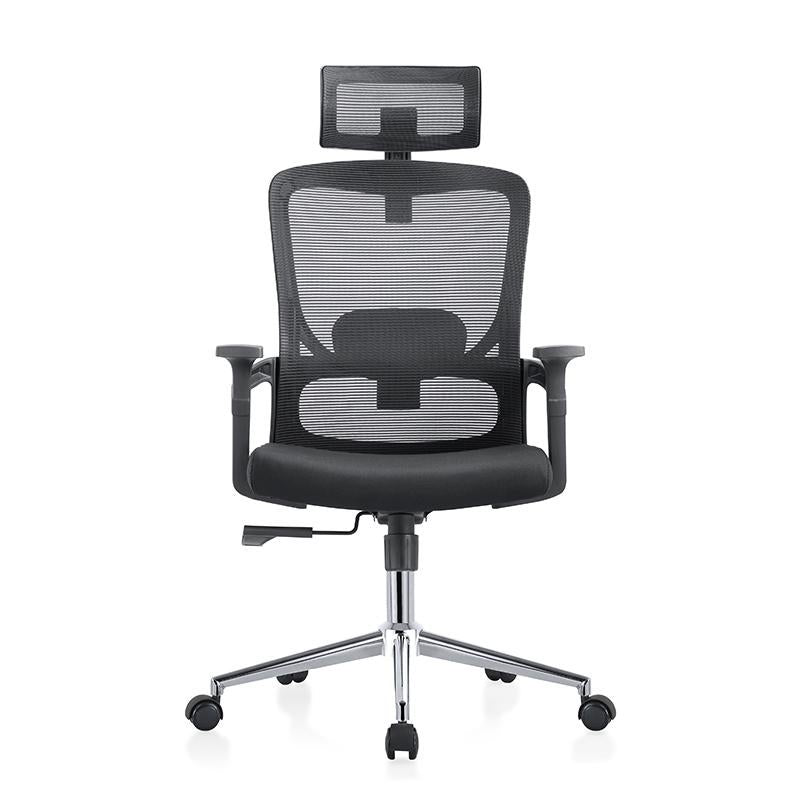 Gorilla Office: Office Computer Chair - Black With Chrome Base