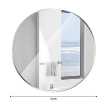 Load image into Gallery viewer, COMFEYA 60cm Silver Round Mirror