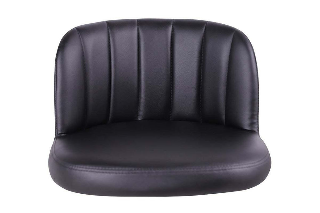 Fraser Country Adjustable Finest Black PU Curved Bar Stool (2/Pack)