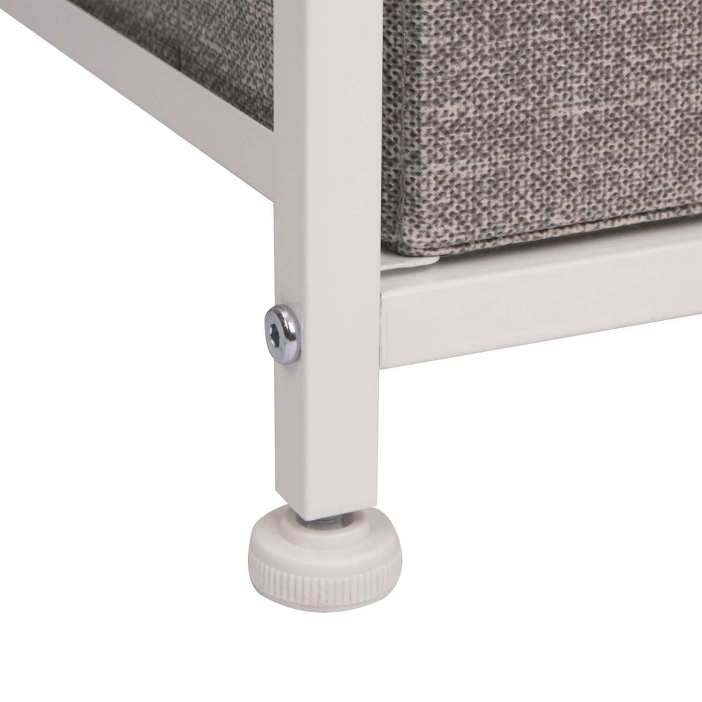 Ovela 8 Drawer Storage Chest (Light Grey)