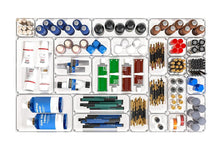 Load image into Gallery viewer, 25 Piece Clear Drawer Organiser Set
