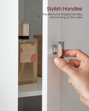 Load image into Gallery viewer, Vasagle Soglio Tall Corner Cabinet with 2 Doors and 4 Adjustable Shelves