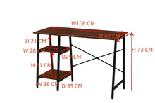 Load image into Gallery viewer, Ovela: Toronto Desk (Walnut/Black)