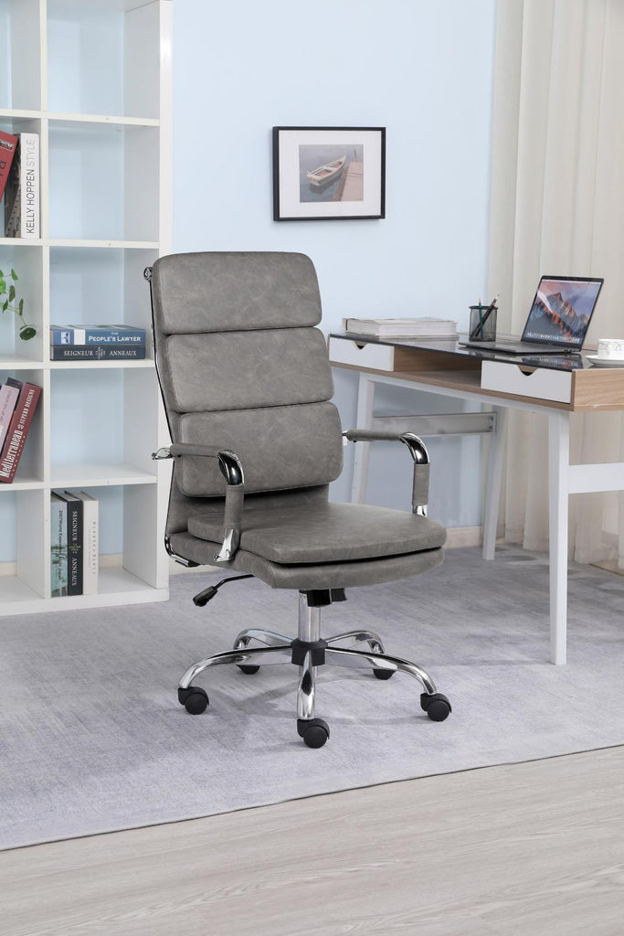 Gorilla Office-Eames Royal Replica Standard Office Chair High Back Light Grey
