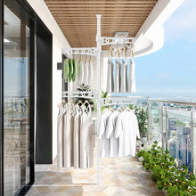 Load image into Gallery viewer, STORFEX 4-Tier Standing Clothes Drying Rack - White