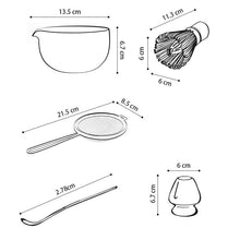 Load image into Gallery viewer, Japanese Matcha Tea 5 Piece Gift Kit - Black - OZZYCOOK