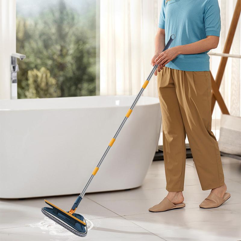 CLEANFOK Wall Cleaner Mop with Long Handle with 6 Pads