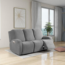Load image into Gallery viewer, COMFEYA 3 Seater Recliner Covers for Recliner Chair - Gray