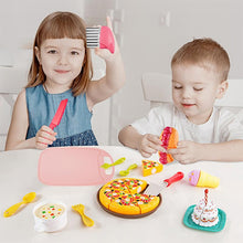 Load image into Gallery viewer, 8 Pcs Plastic Kitchen Knife Set for Kids - Pink