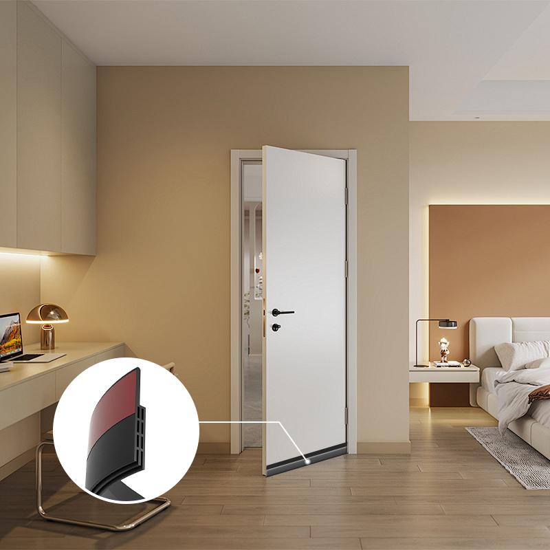 4 Pack Under Door Draft Stopper - Black