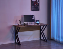 Load image into Gallery viewer, Gorilla Office: Ziggy Study Desk Black &amp; Walnut