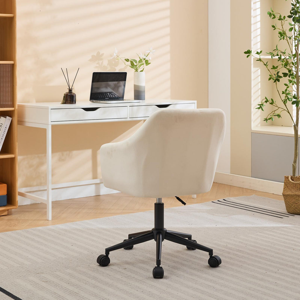 Gorilla Office: Bridget Velvet Chair - White