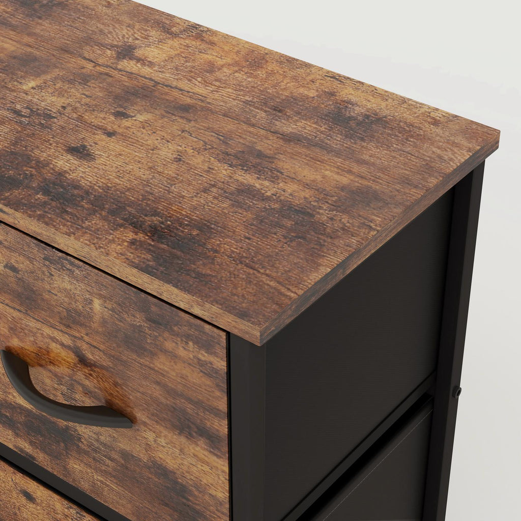 Fraser Country 11 Drawer Storage Chest - Rustic Walnut