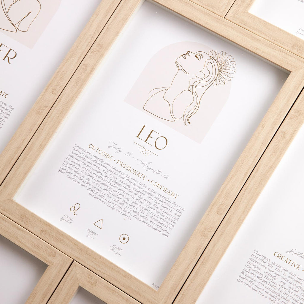 Splosh: Mystique Framed Print - Leo