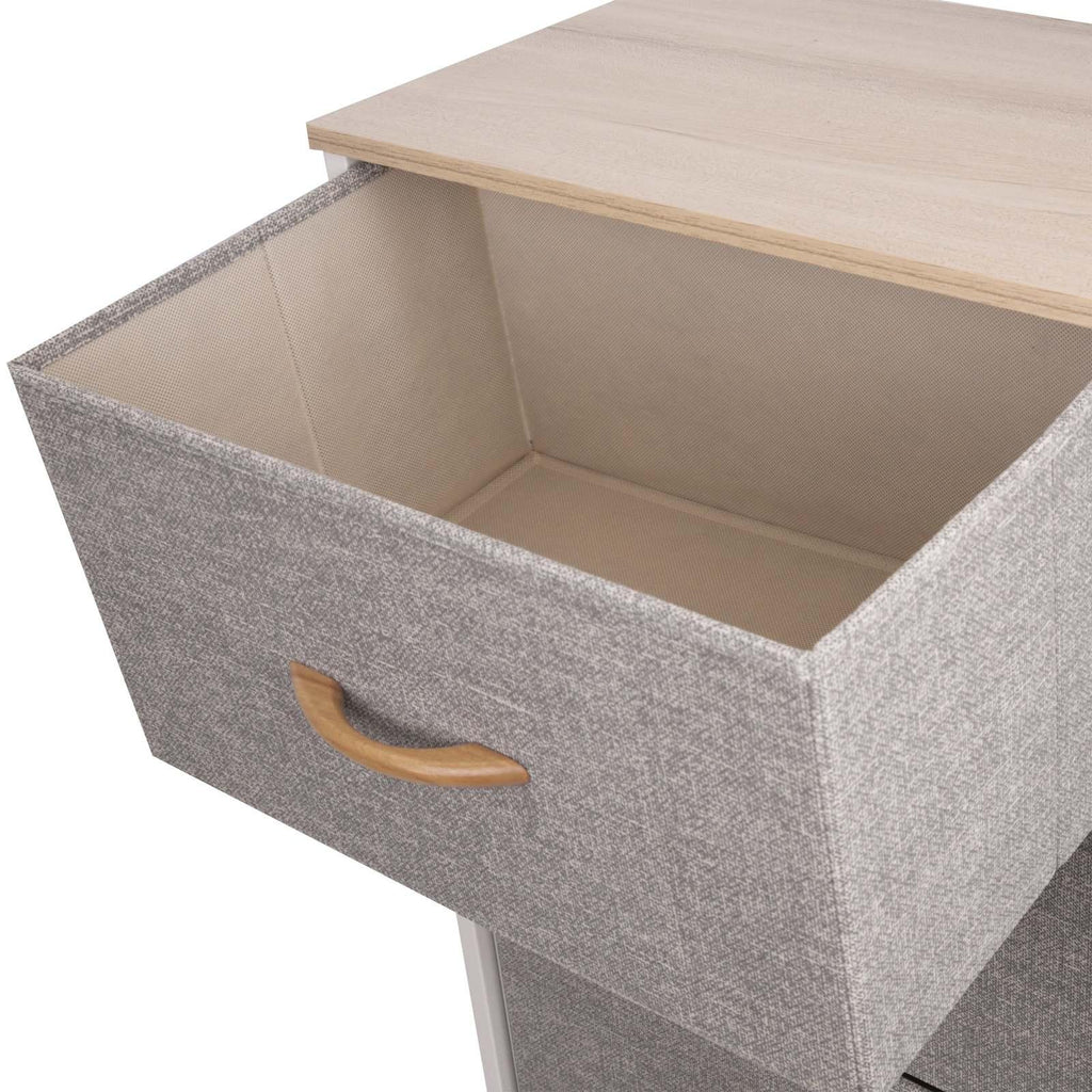 Ovela 8 Drawer Storage Chest (Light Grey)