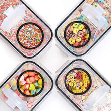 Load image into Gallery viewer, STORFEX 2.5L Storage Container Set - Black (4 Pack)