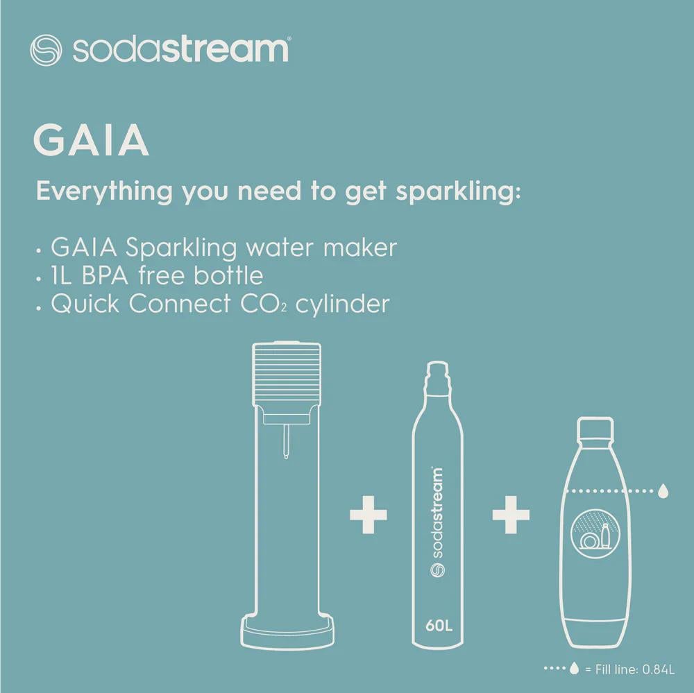 Sodastream Gaia Black 60L DWS