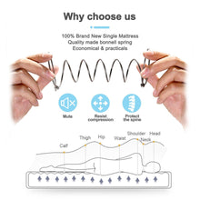 Load image into Gallery viewer, Fraser Country: Basic Bonnell Spring Mattress - Single