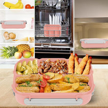 Load image into Gallery viewer, 2 Pack 4-Compartment Bento Box