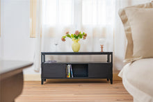 Load image into Gallery viewer, Fraser Country Metal Faster Setup Foldable Double Door TV Cabinet - Black