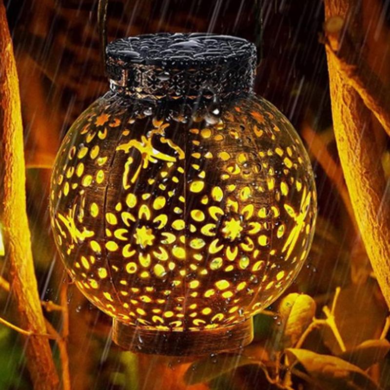 LUMIRO Solar Outdoor Lanterns - 2 Pack