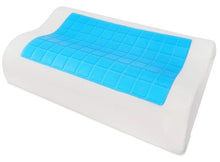 Load image into Gallery viewer, Contoured Memory Foam Pillow - White