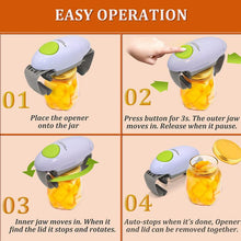 Load image into Gallery viewer, ABS Multifunctional Binaural Electric Jar Opener