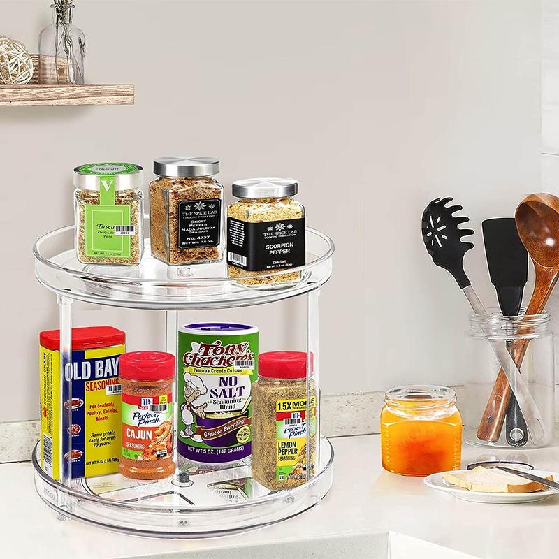 STORFEX 2 Tier Turntable Bathroom Organizer - S