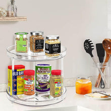 Load image into Gallery viewer, STORFEX 2 Tier Turntable Bathroom Organizer - S