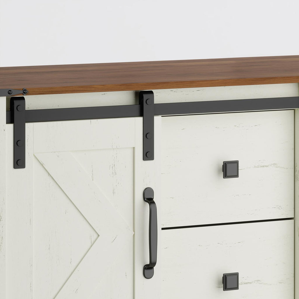 Fraser Country - Farmhouse Wide 4 Drawer Dresser