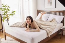 Load image into Gallery viewer, Fraser Country Washable Plush Electric Heated Throw Blanket (200cm x 180cm, Beige)