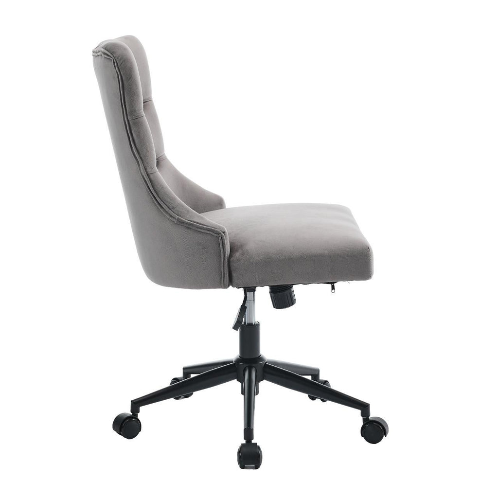 Gorilla Office: Ella Velvet Chair - Grey