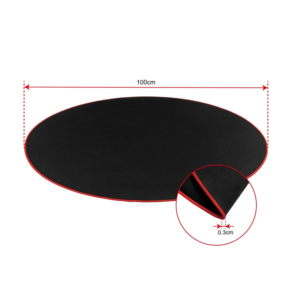 Gorilla Office Round Chair Mat with Fabric Surface