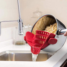 Load image into Gallery viewer, Silicone Pot Strainer - Red
