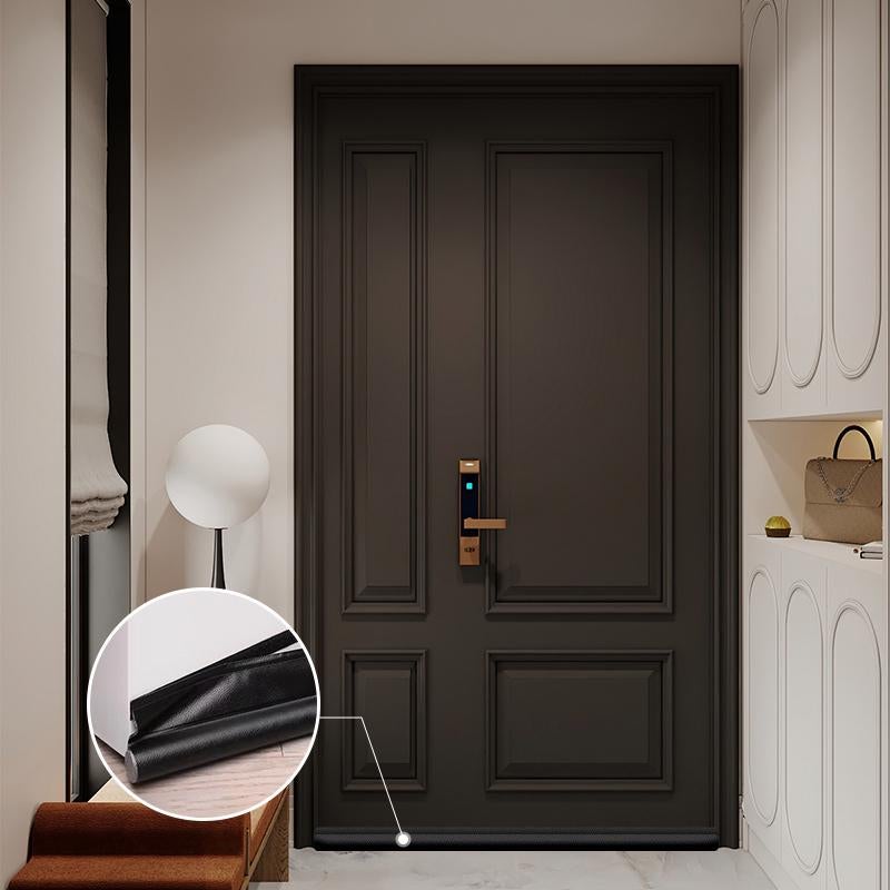 4-Pack 95cm Adjustable Door Draft Blocker - Black