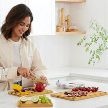 Load image into Gallery viewer, OZZYCOOK Bamboo Cutting Board Set (Set of 3)