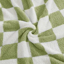 Load image into Gallery viewer, COMFEYA Cosy Checked Blanket 130x160CM - Green